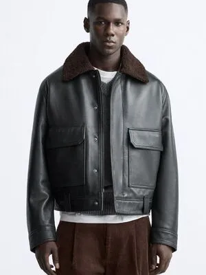 Bomber Leather Jacket