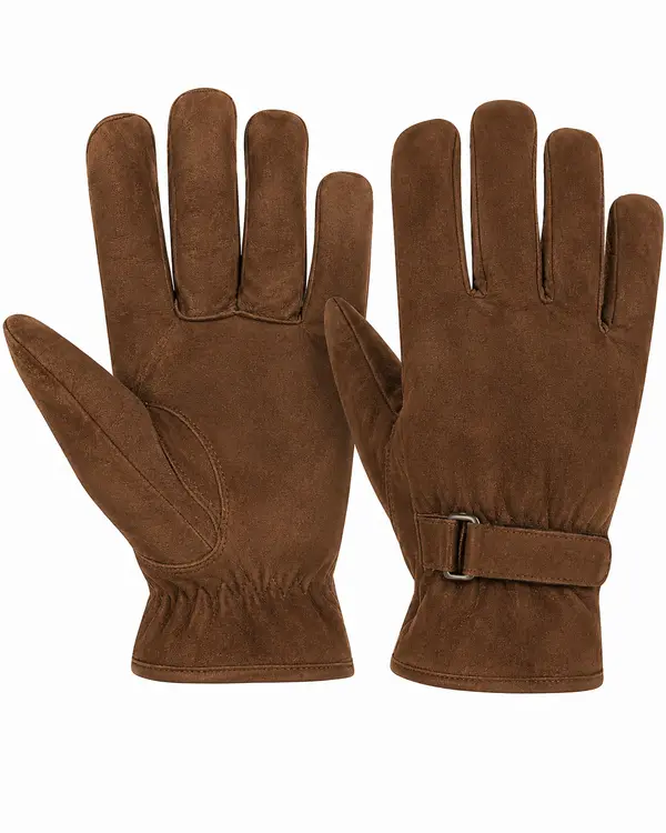 Brown Suede Driver Glove