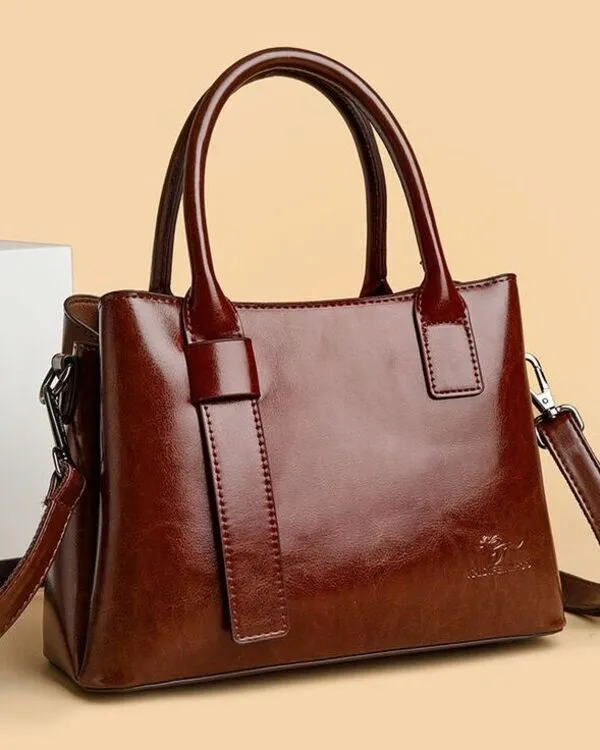 Cowhide Custom Leather Handbag By Schott Leather