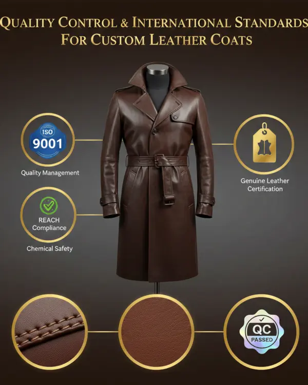 Custom Leather Coat Quality Check Process