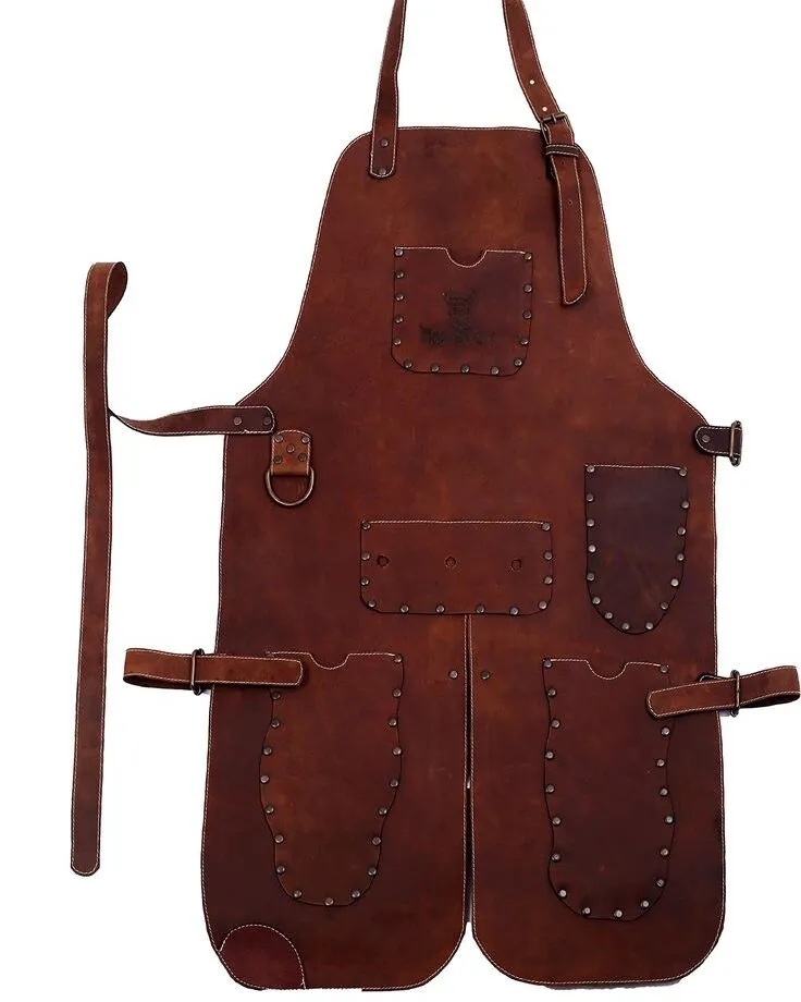 Custom Design Suede Leather Apron