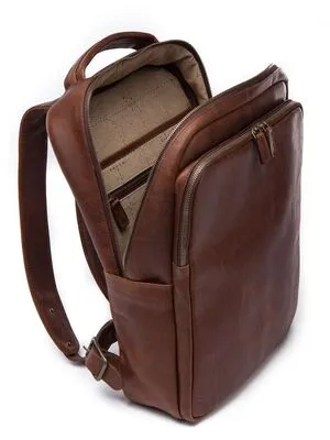 Custom Made Leather Laptop Backpack By Schott leather
