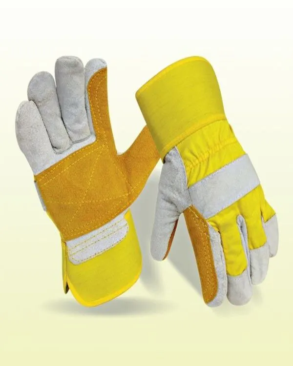 Double Palm Split Leather Rigger Glove By Schott Leather