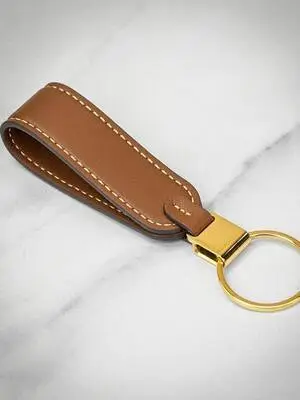 Full Grain & Top grain leather keychain