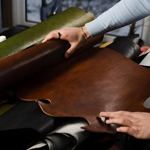 Leather selection & inspection