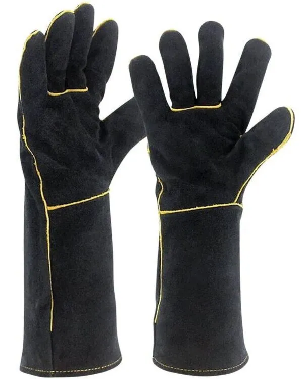 Long Cuff Black Welding Glove