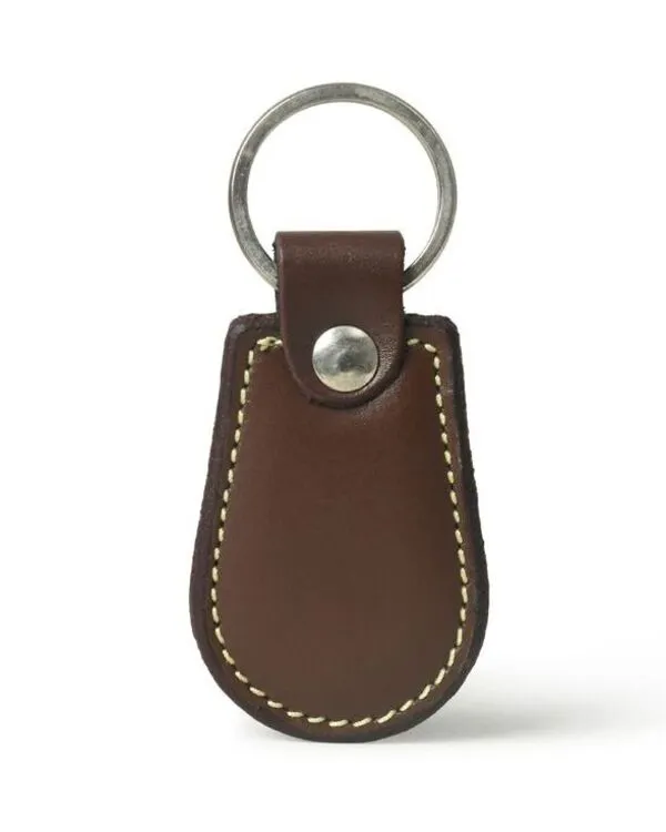 Minimalist Design Leather Keychain