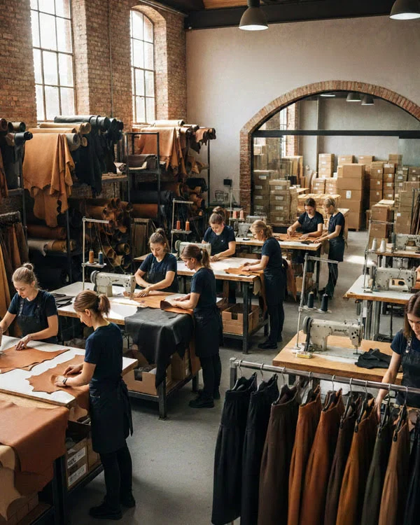 Private Label Leather Skirts Manufacturing By Schott Leather