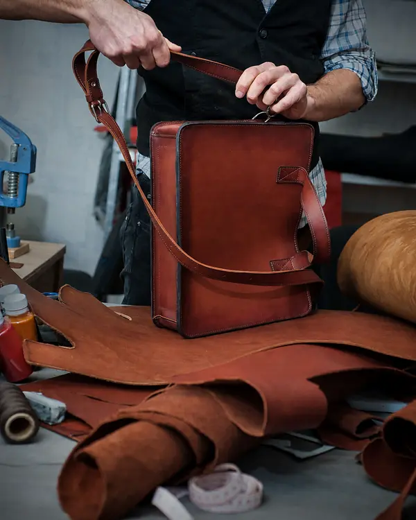 Premium Quality Leather Briefcase Made With Quality Leather By Schott Leather