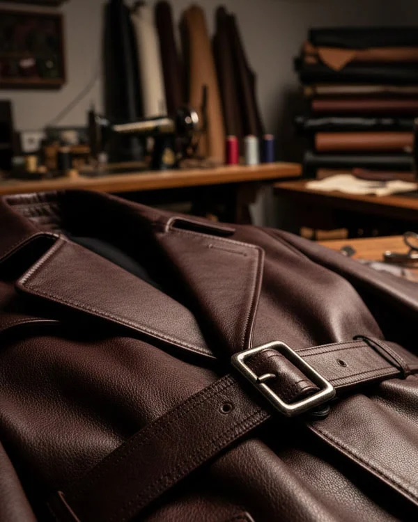 Premium Quality Leather Coat Manufactured by Schott Leather