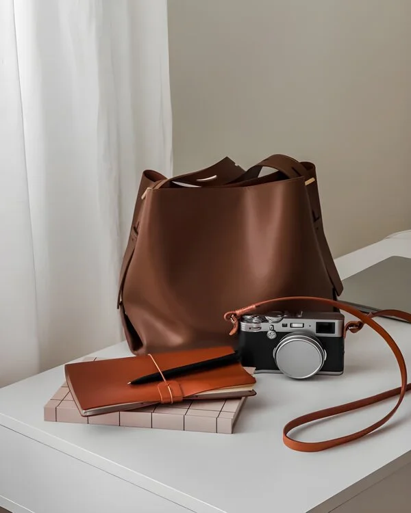 Premium Quality Leather Tote Bag by Schott Leather
