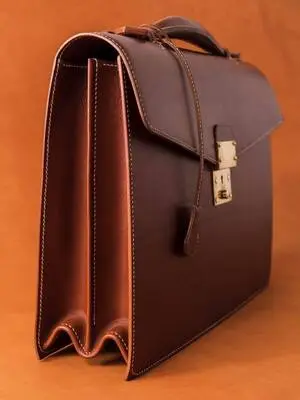 Private Label Leather Briefcase By Schott Leather