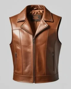 Private Label Men's Classic Leather Vest