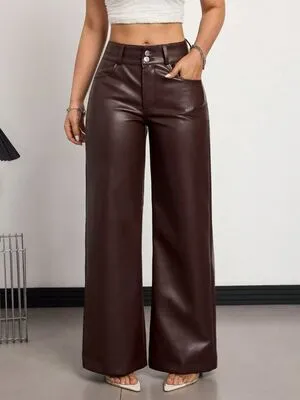 Private Label Women Leather Pants
