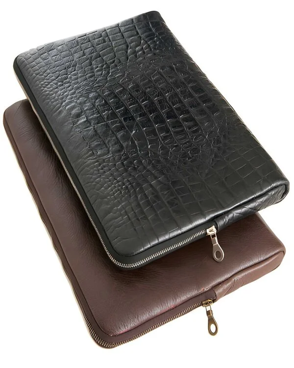 Slim and Light Weight Laptop Leather Bag By Schott Leather