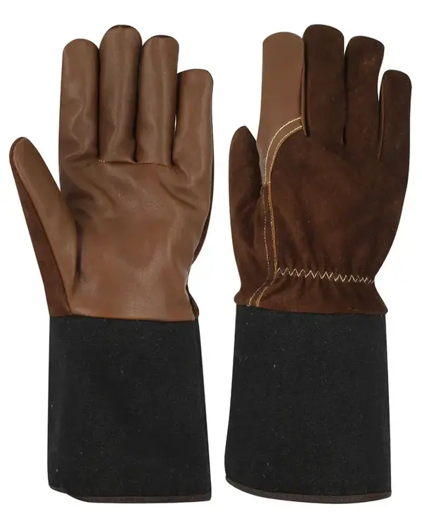 Top Grain and Split Leather Welding Glove