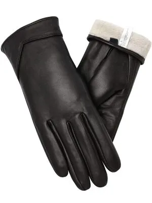Touchscreen-compatible winter Leather glove