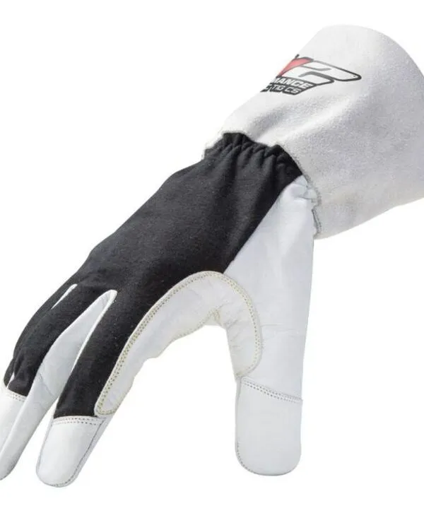 White Split Leather Welding Glove