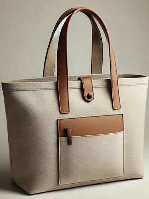 leather tote bag by Schott Leather