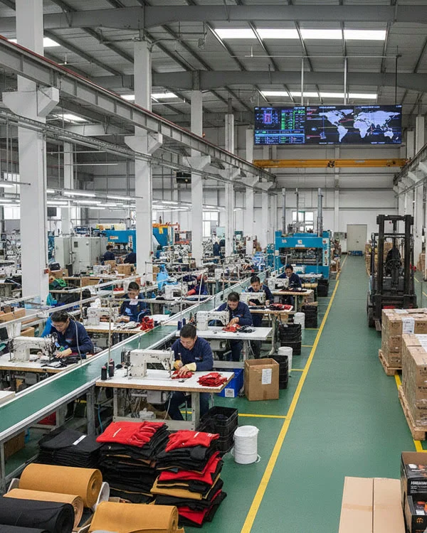 leather-welding-gloves-Manufacturing-Hall